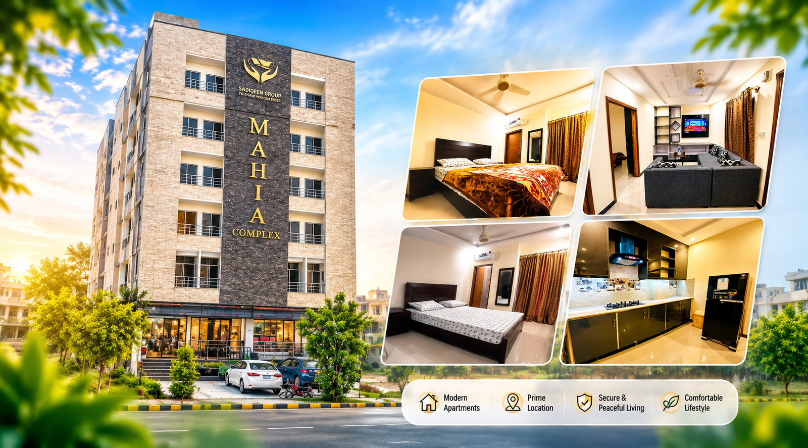 Eco-friendly apartment living at Mahia Complex Islamabad